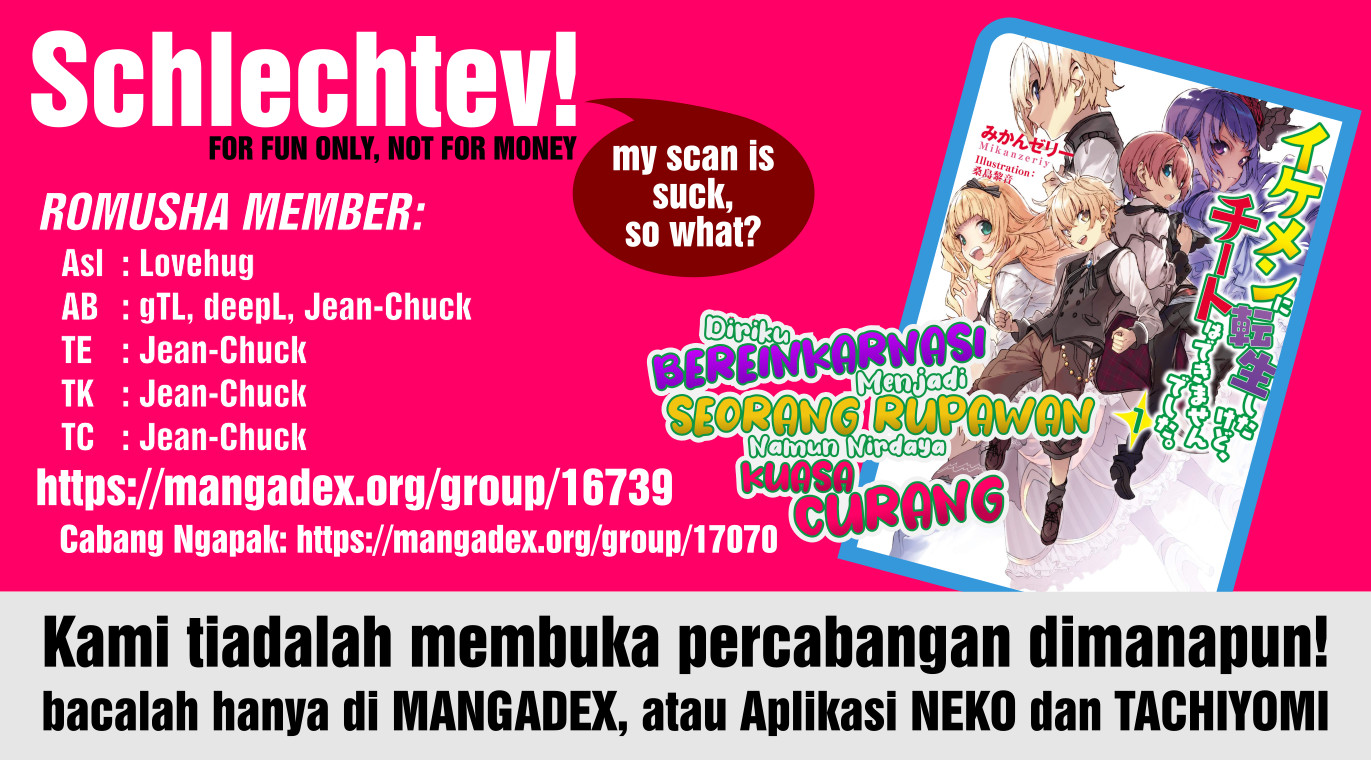 Ikemen ni Tensei shita kedo, Cheat wa Dekimasen deshita. Chapter 5.1 - halaman 1