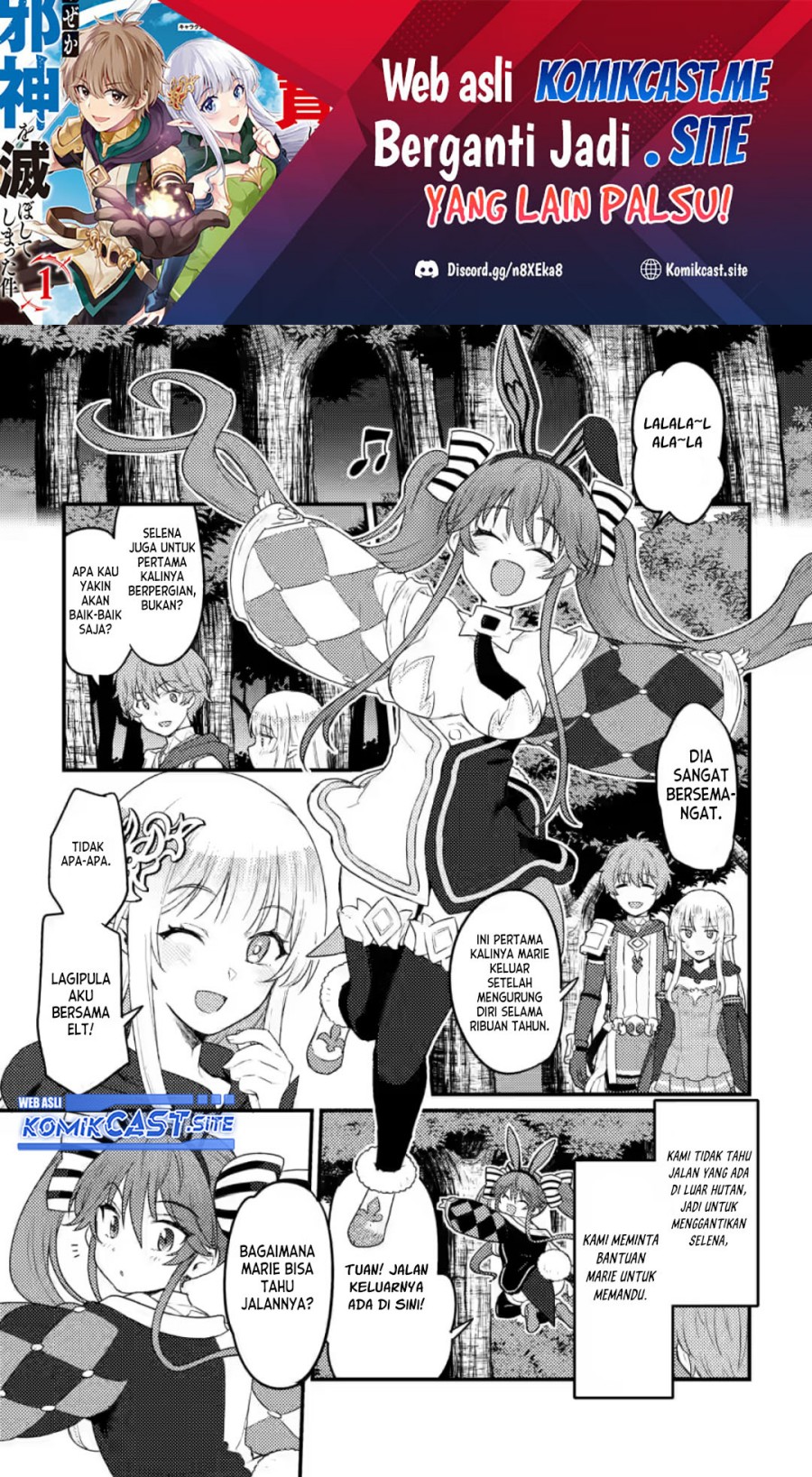 Ikenie ni Natta Ore ga, Naze ka Jashin wo Horoboshiteshimatta Ken Chapter 9 - halaman 2