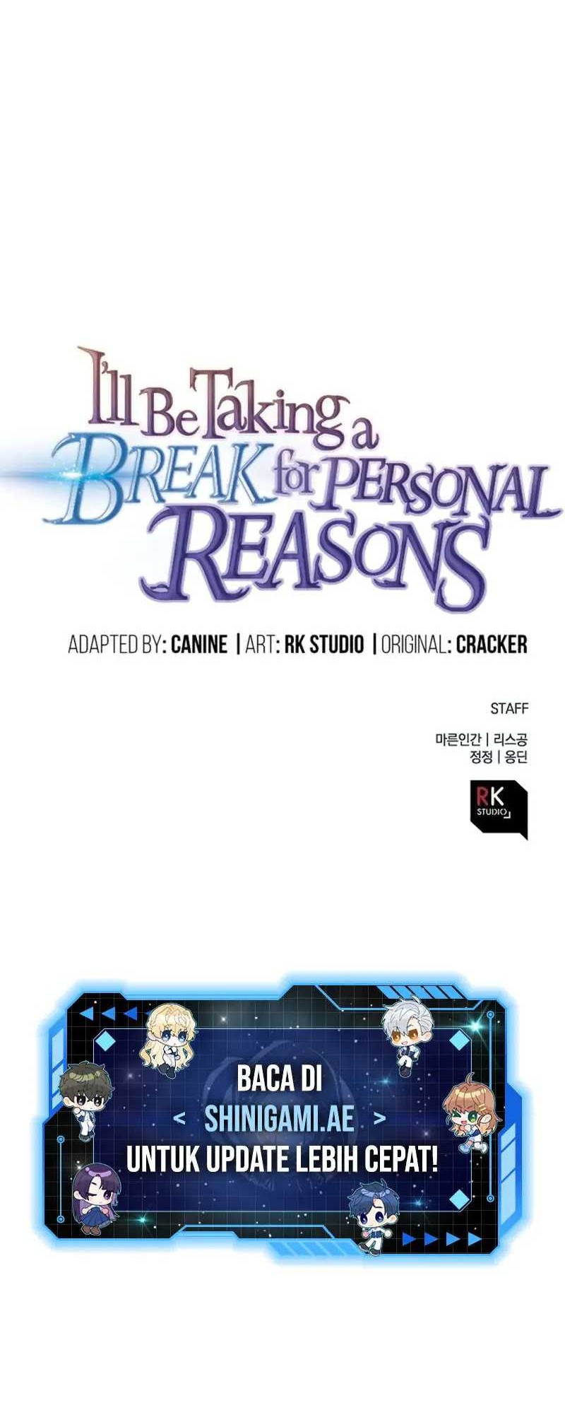 I’ll be Taking a Break for Personal Reasons Chapter 109 - halaman 71