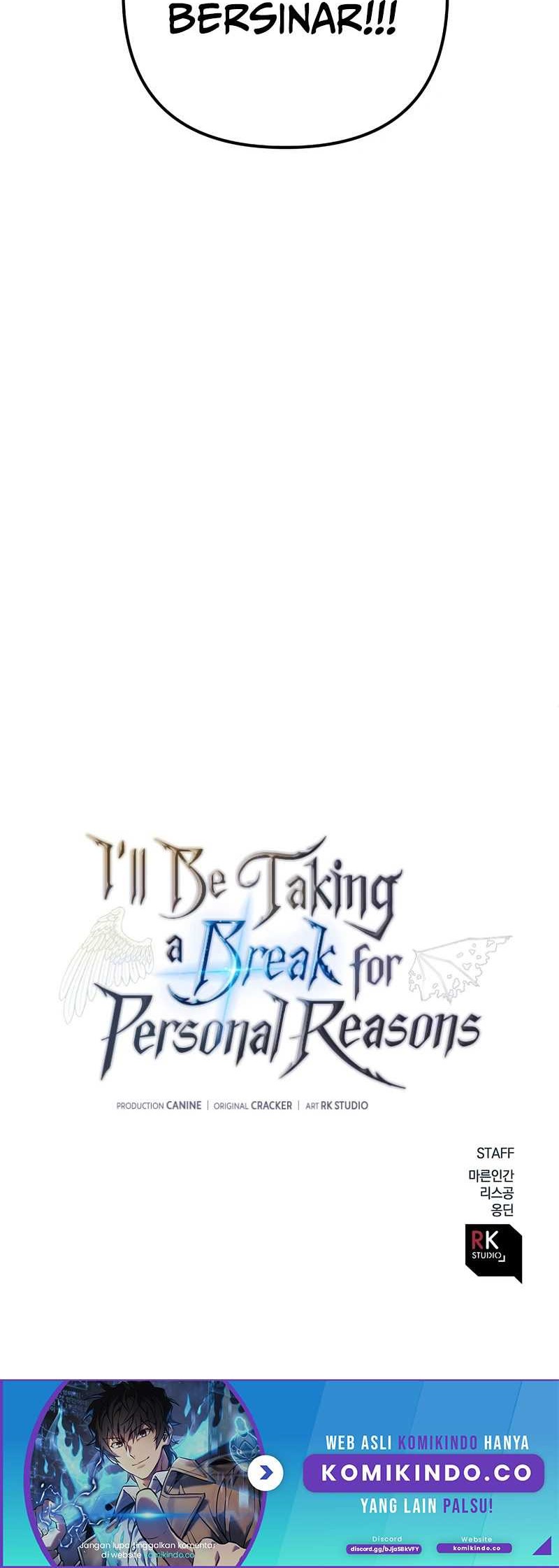I’ll be Taking a Break for Personal Reasons Chapter 116 - halaman 71
