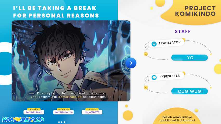 I’ll be Taking a Break for Personal Reasons Chapter 118 - halaman 1