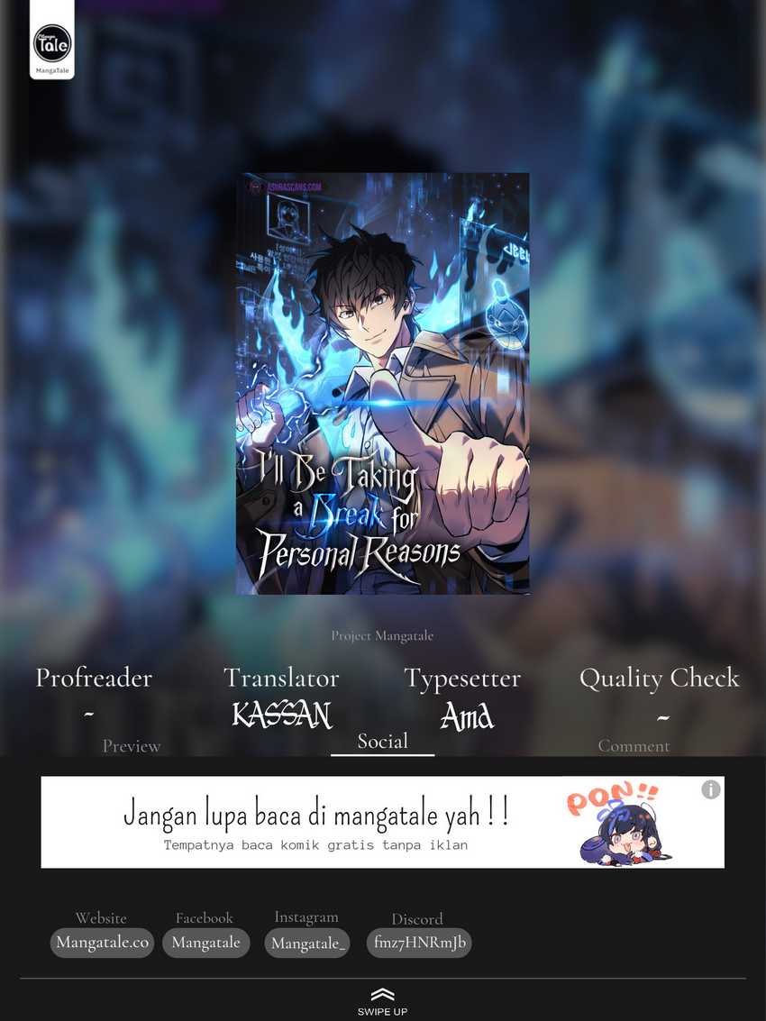 I’ll be Taking a Break for Personal Reasons Chapter 35 - halaman 1