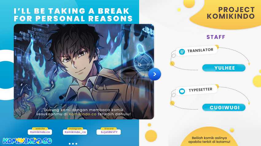 I’ll be Taking a Break for Personal Reasons Chapter 40 - halaman 1