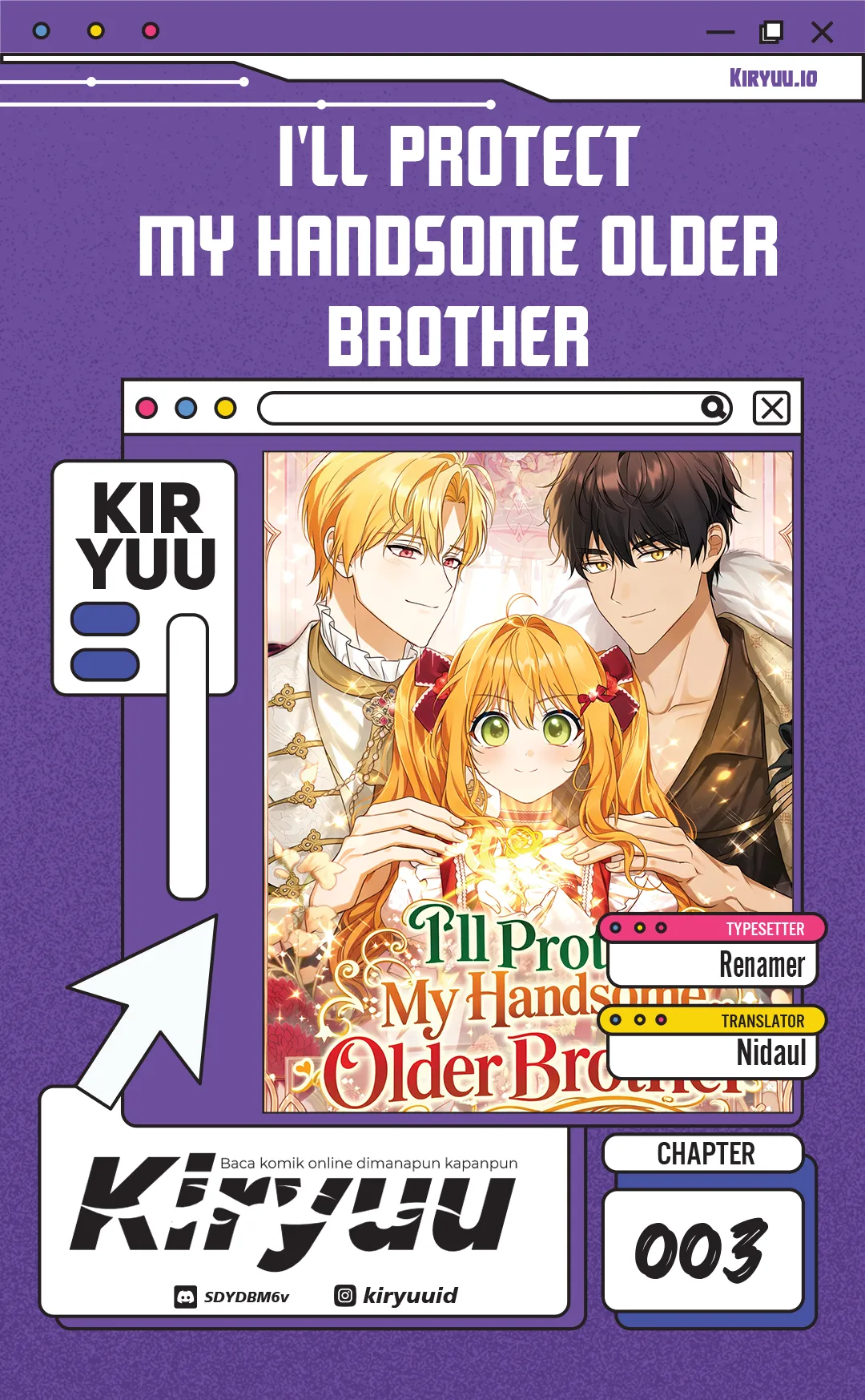 I’ll Protect My Handsome Older Brother Chapter 3 - halaman 1