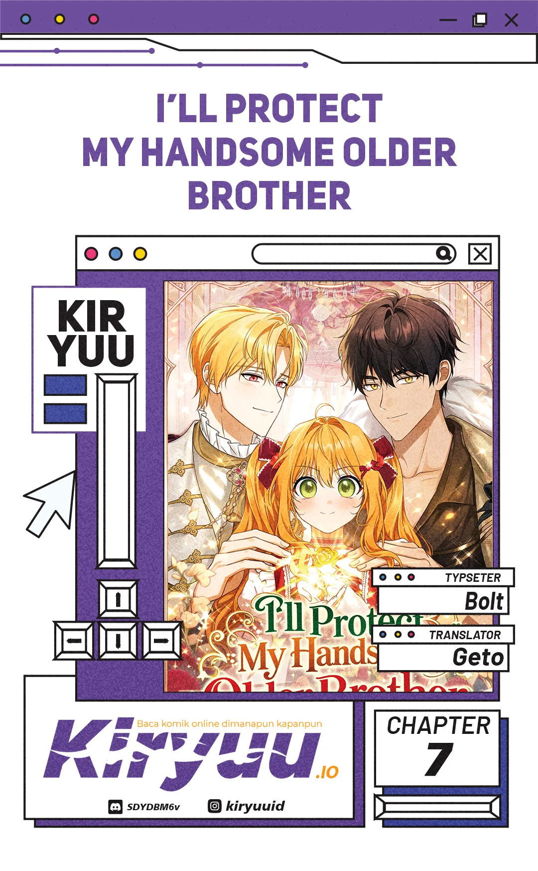 I’ll Protect My Handsome Older Brother Chapter 7 - halaman 1