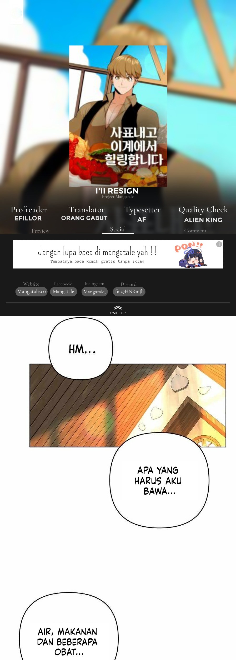 I’ll Resign and Have a Fresh Start in This World Chapter 27 - halaman 1