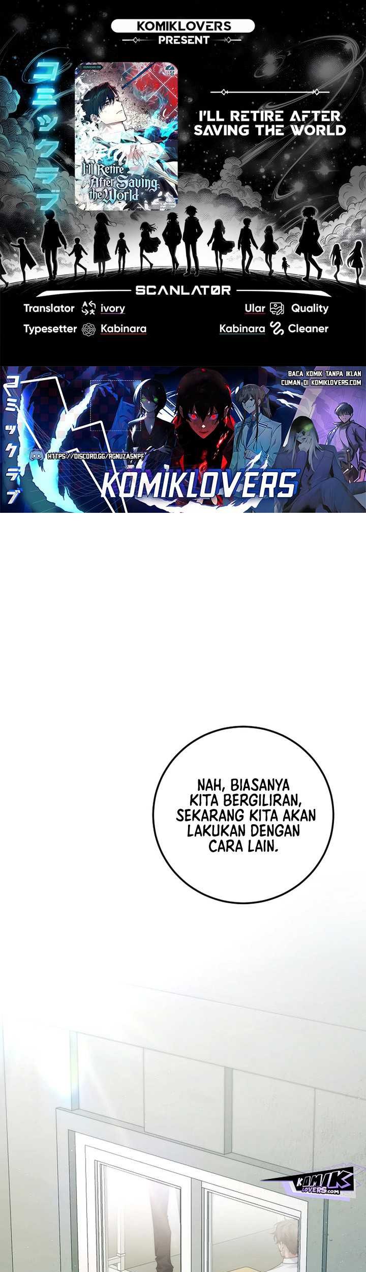 I’ll Retire After Saving the World Chapter 28 - halaman 1