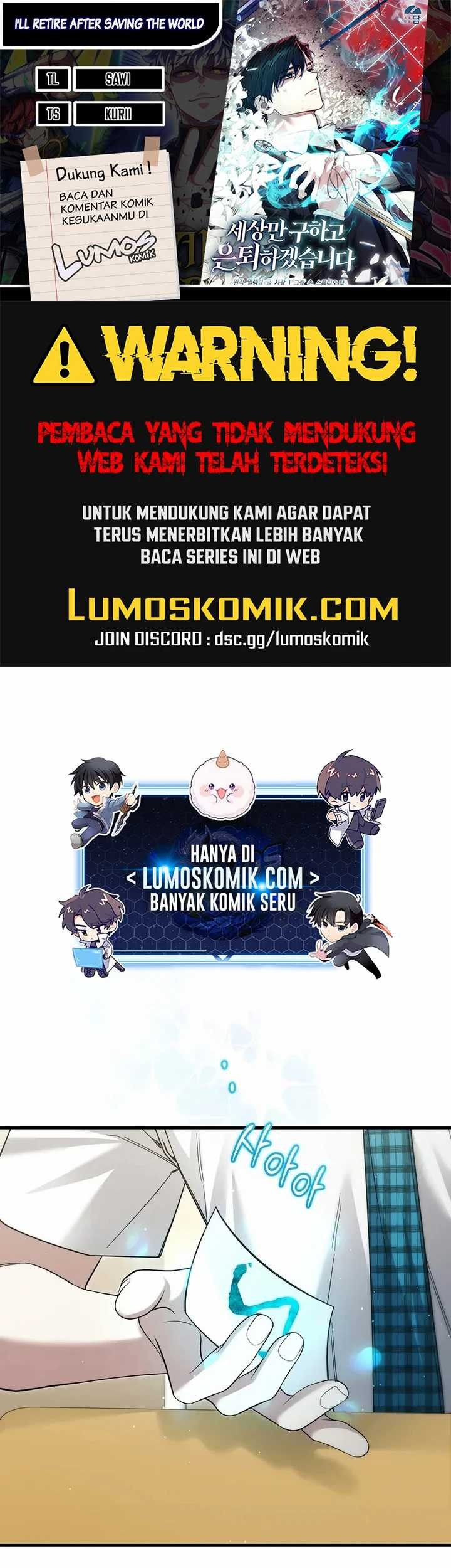 I’ll Retire After Saving the World Chapter 36 - halaman 1