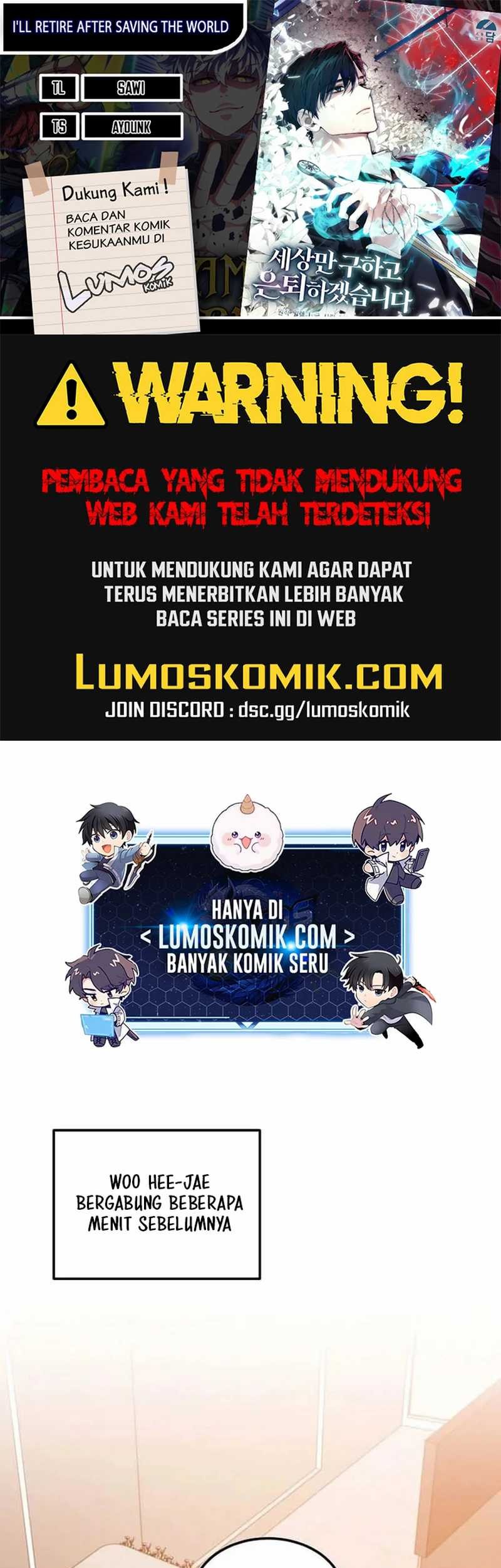 I’ll Retire After Saving the World Chapter 42 - halaman 1