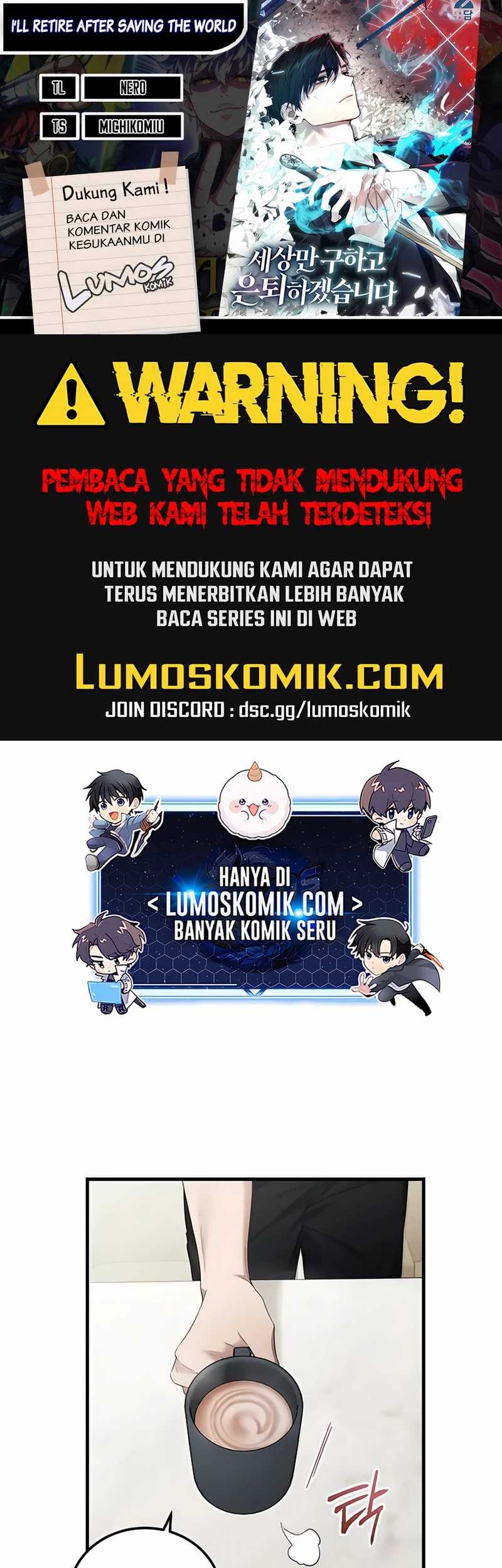 I’ll Retire After Saving the World Chapter 45 - halaman 1