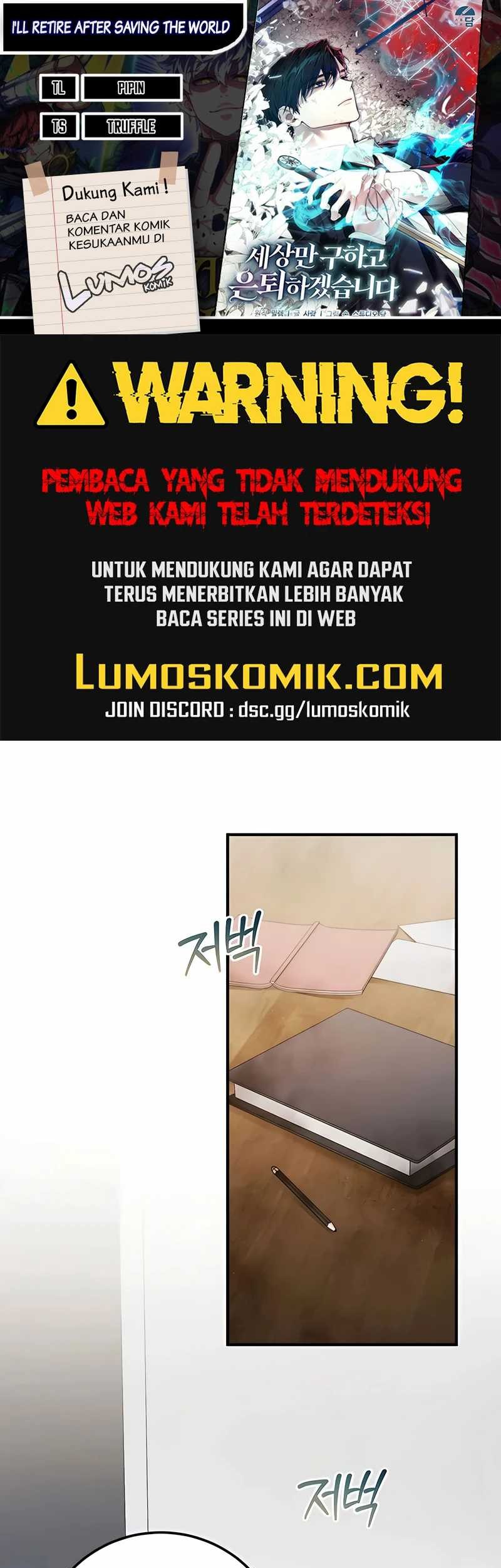 I’ll Retire After Saving the World Chapter 47 - halaman 1