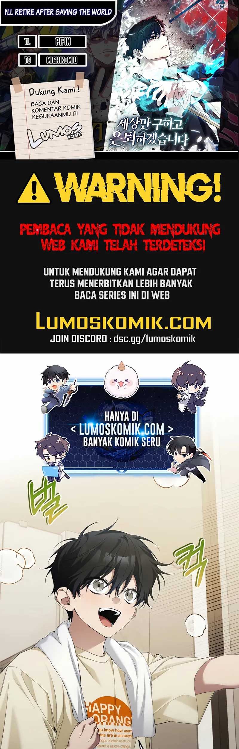 I’ll Retire After Saving the World Chapter 52 - halaman 1