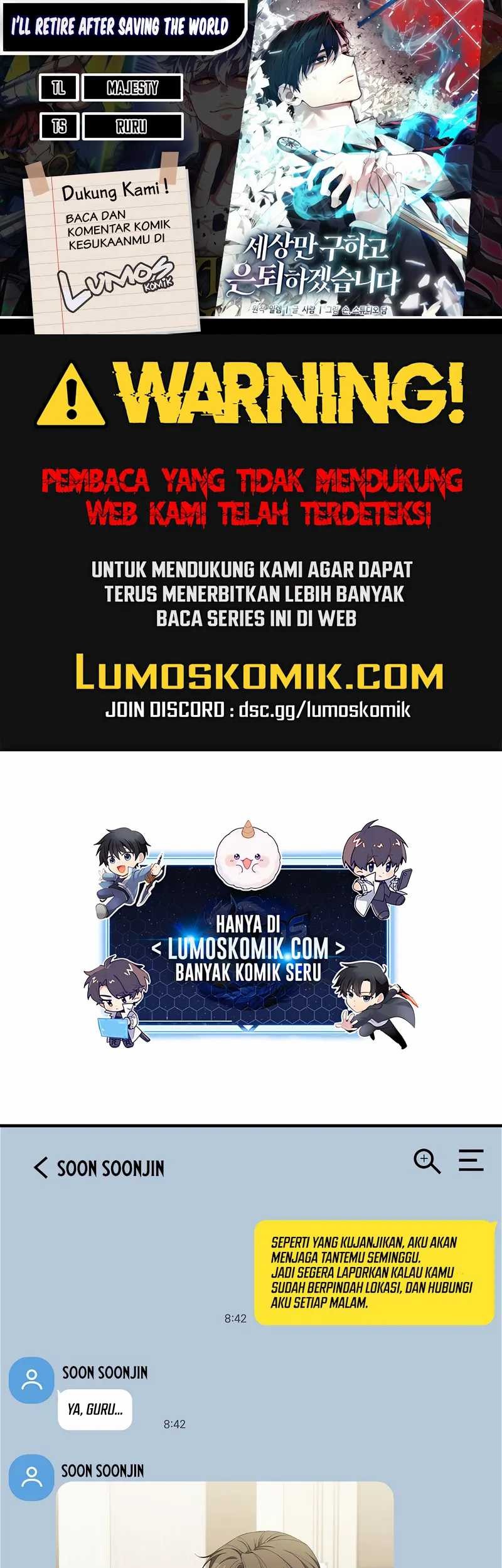 I’ll Retire After Saving the World Chapter 54 - halaman 1
