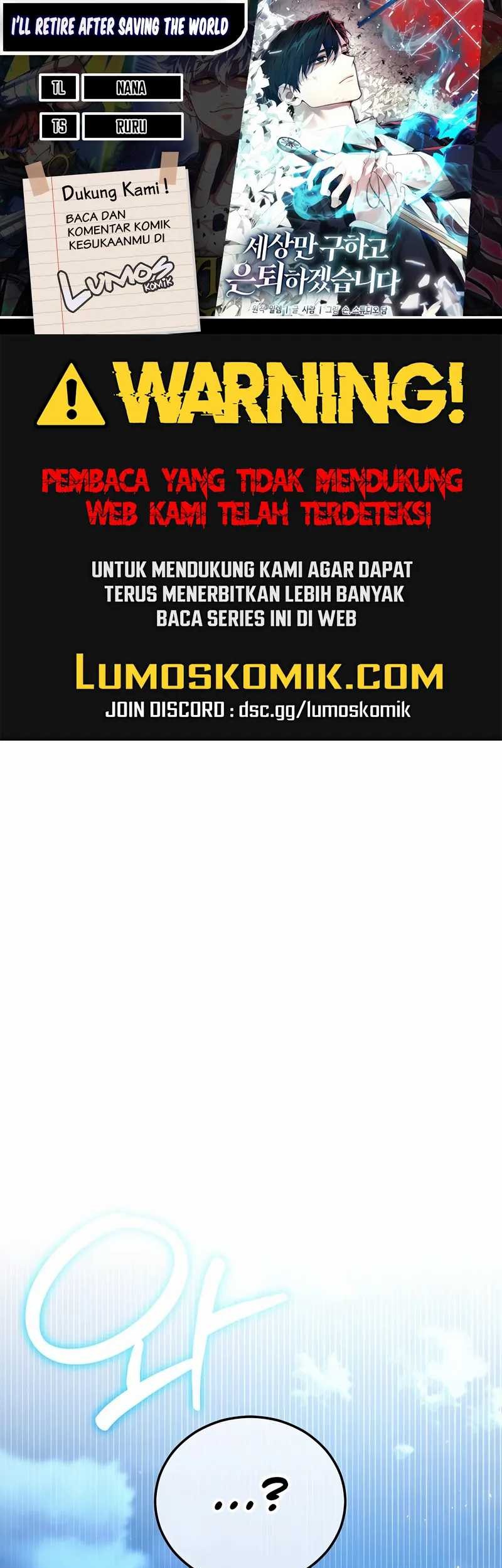 I’ll Retire After Saving the World Chapter 60 - halaman 1