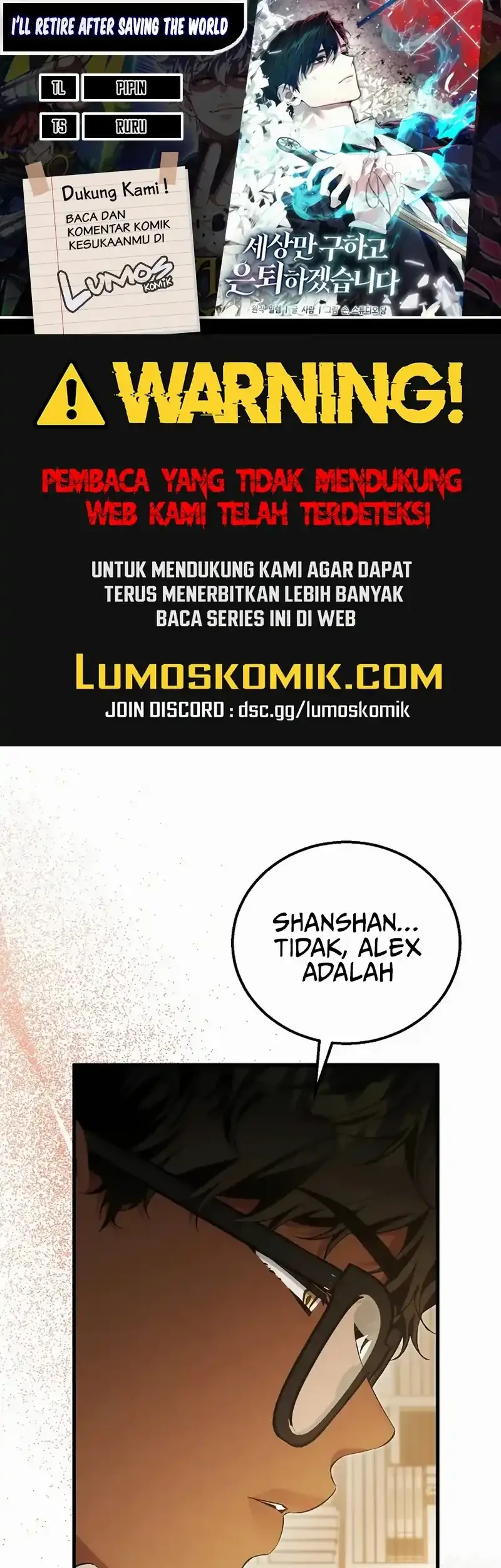 I’ll Retire After Saving the World Chapter 78 - halaman 1