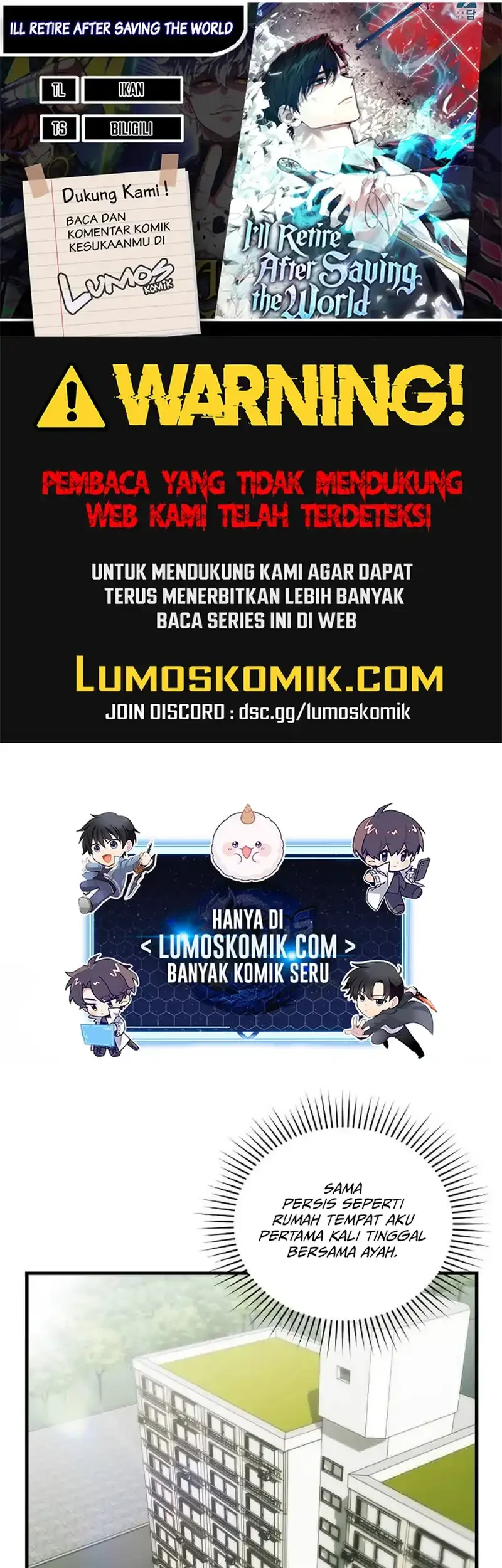 I’ll Retire After Saving the World Chapter 83 - halaman 1