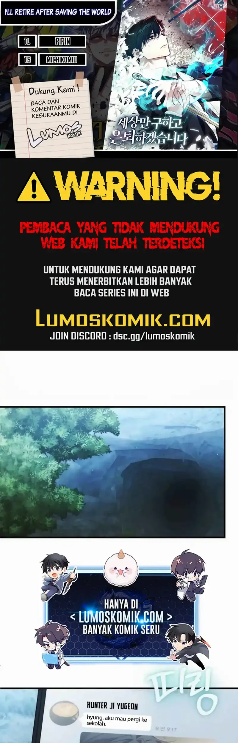 I’ll Retire After Saving the World Chapter 84 - halaman 1