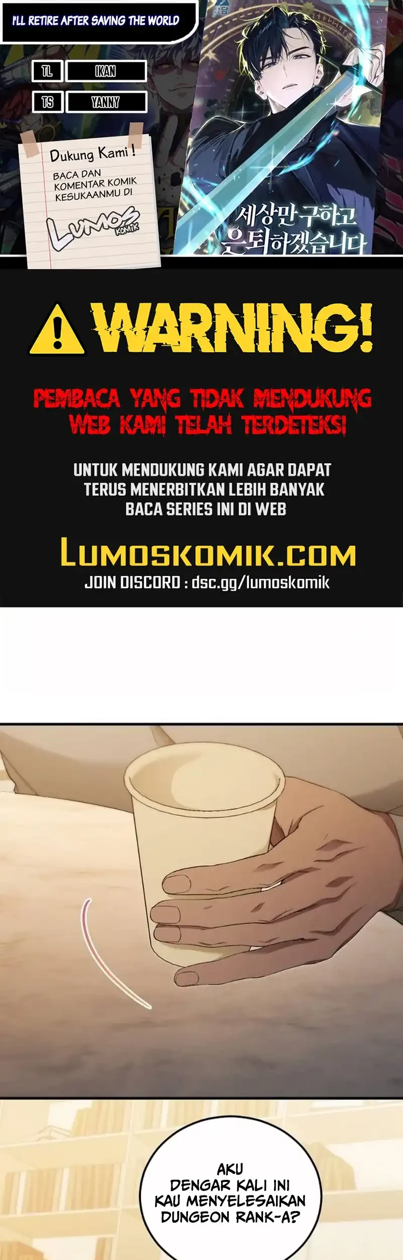 I’ll Retire After Saving the World Chapter 85 - halaman 1