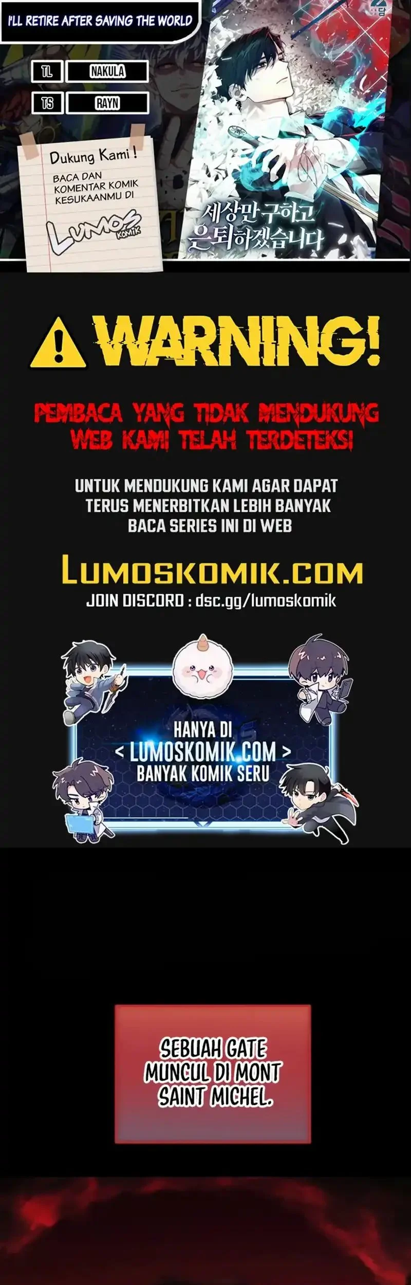 I’ll Retire After Saving the World Chapter 89 - halaman 1