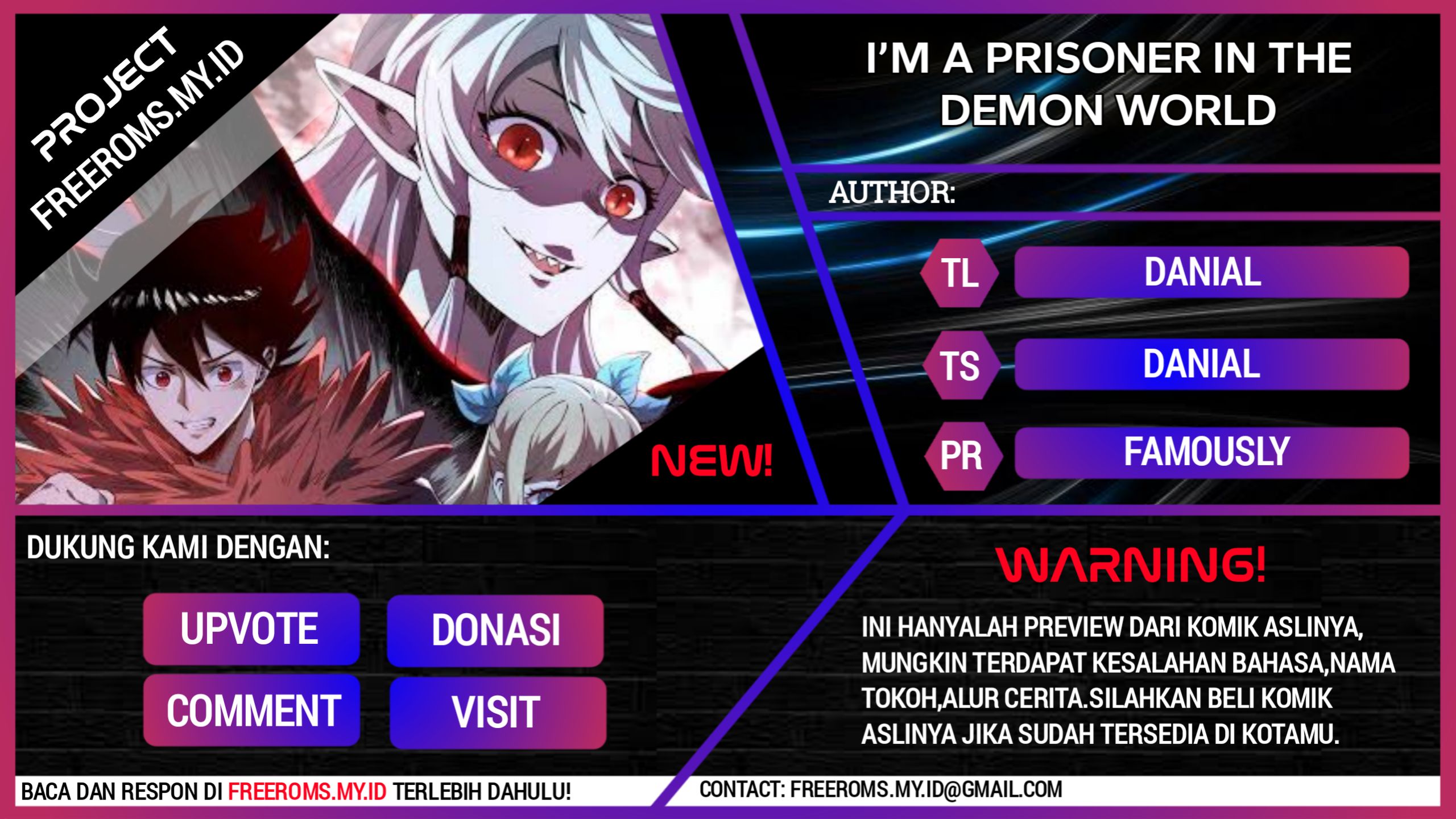 I'm a Prisoner in the Demon World Chapter 3 - halaman 1