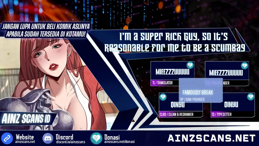 I’m a Super Rich Guy, So It’s Reasonable For Me to Be a Scumbag Chapter 5 - halaman 1