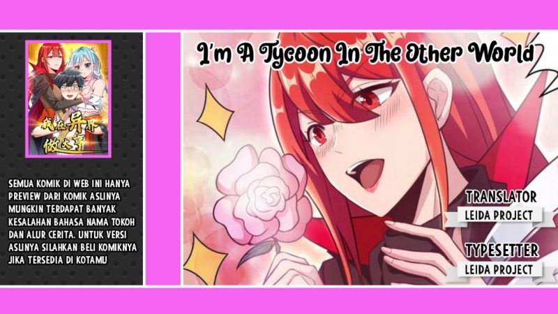 I’m A Tycoon In The Other World Chapter 1 - halaman 1