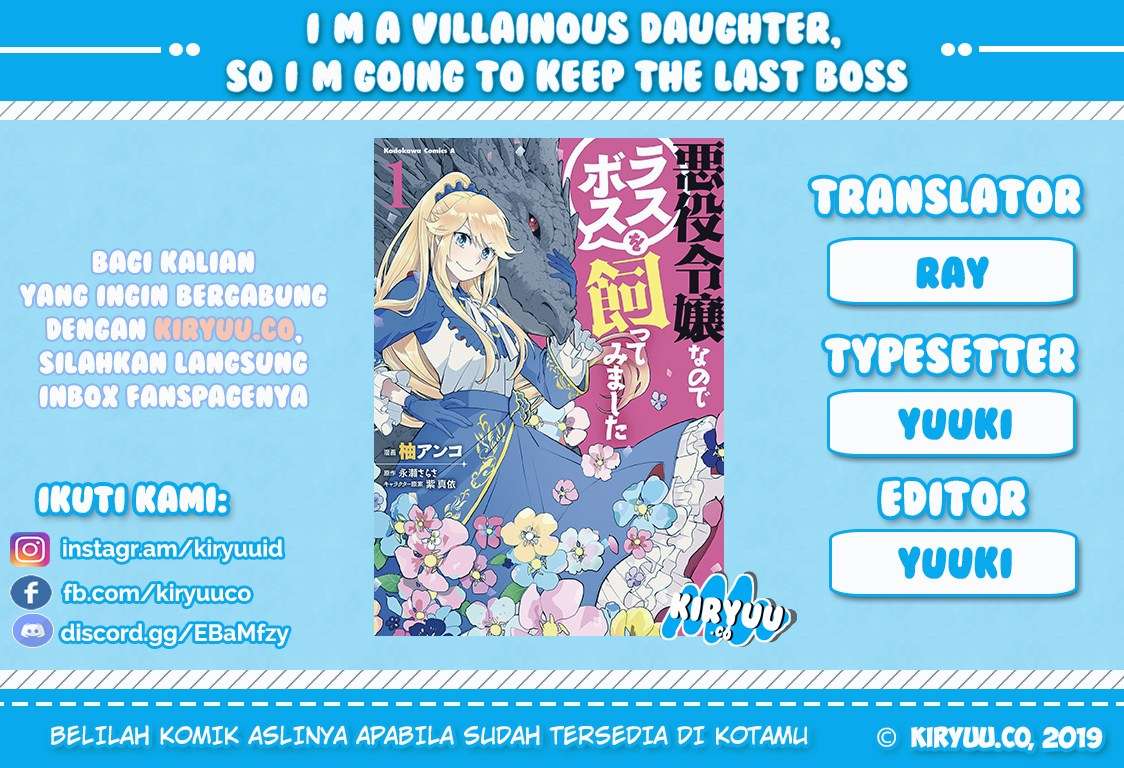I’m a Villainous Daughter so I’m going to keep the Last Boss Chapter 3 - halaman 2