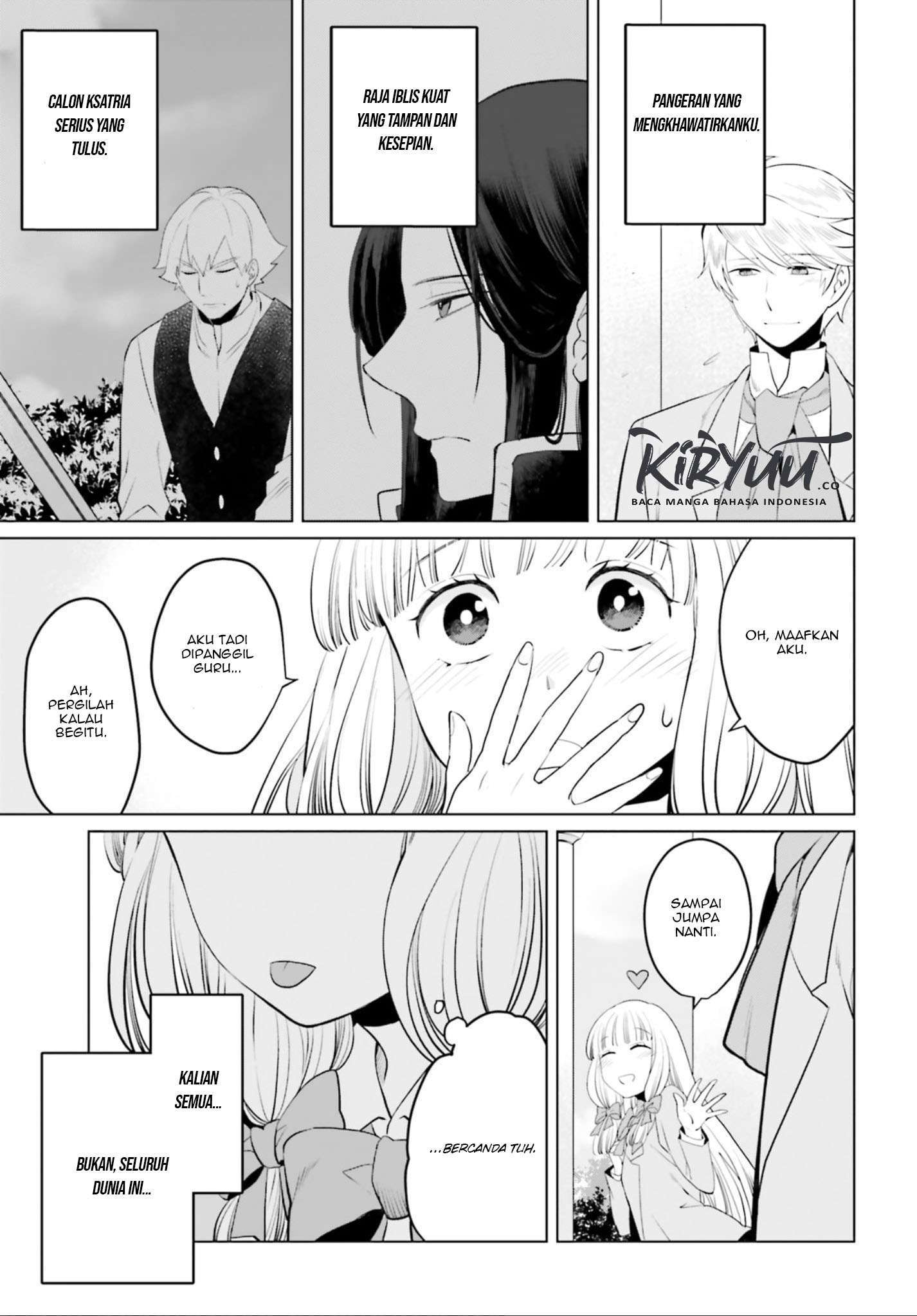 I’m a Villainous Daughter so I’m going to keep the Last Boss Chapter 6 - halaman 37