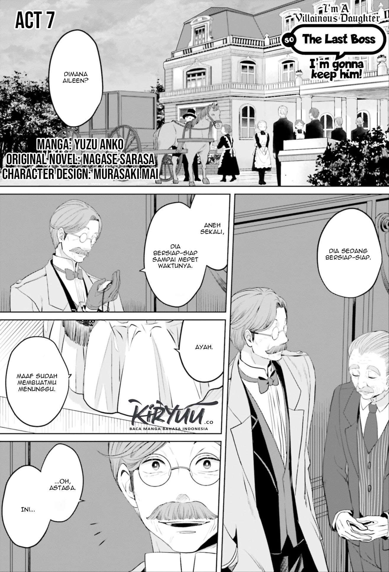 I’m a Villainous Daughter so I’m going to keep the Last Boss Chapter 7 - halaman 3