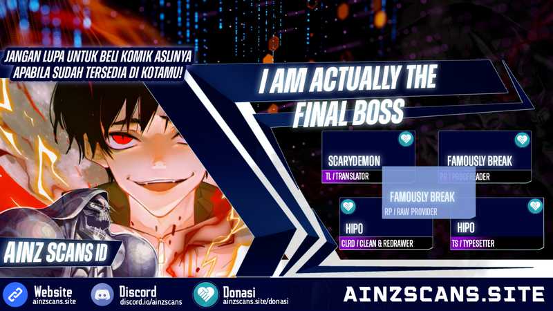 I’m Actually The Final Boss Chapter 13 - halaman 1
