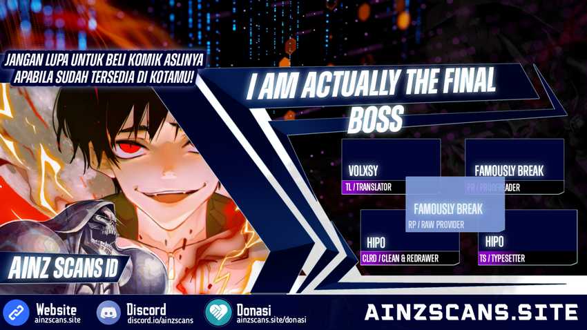 I’m Actually The Final Boss Chapter 3 - halaman 1