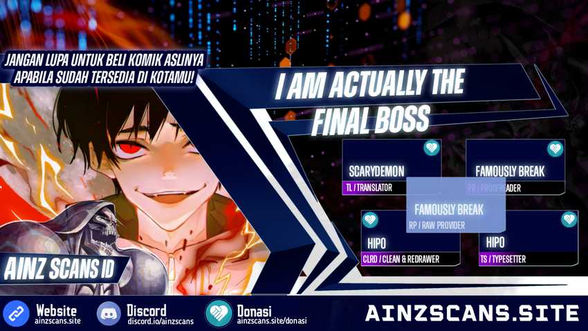 I’m Actually The Final Boss Chapter 9 - halaman 1
