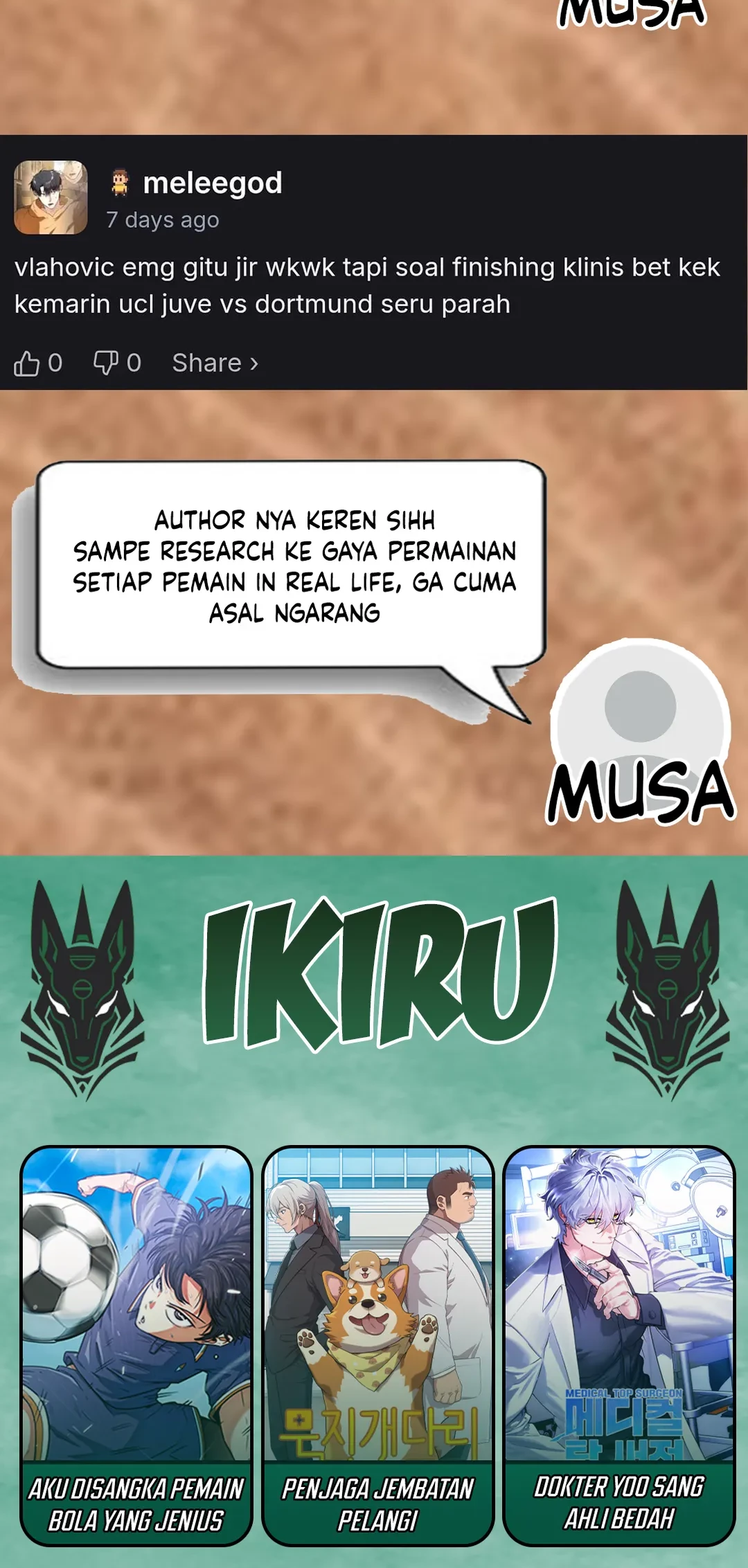 I’m Being Misunderstood as a Soccer Genius Chapter 44 - halaman 129