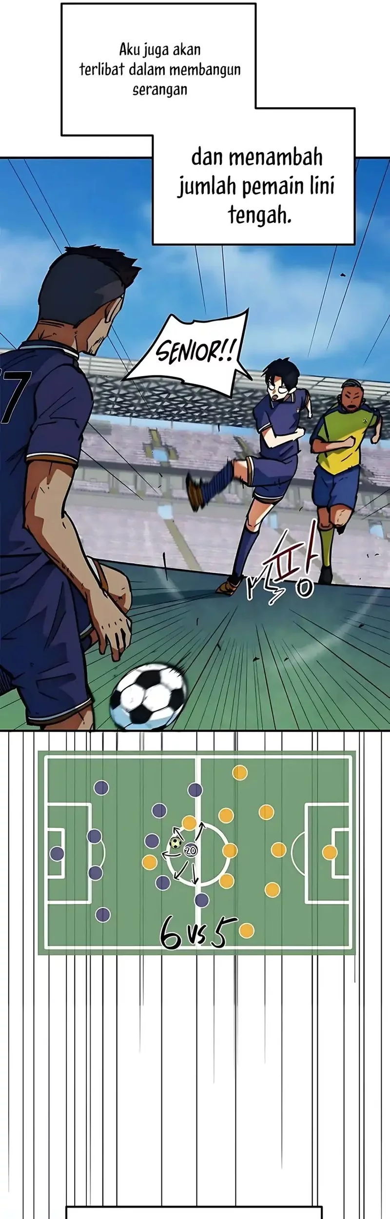 I’m Being Misunderstood as a Soccer Genius Chapter 47 - halaman 48