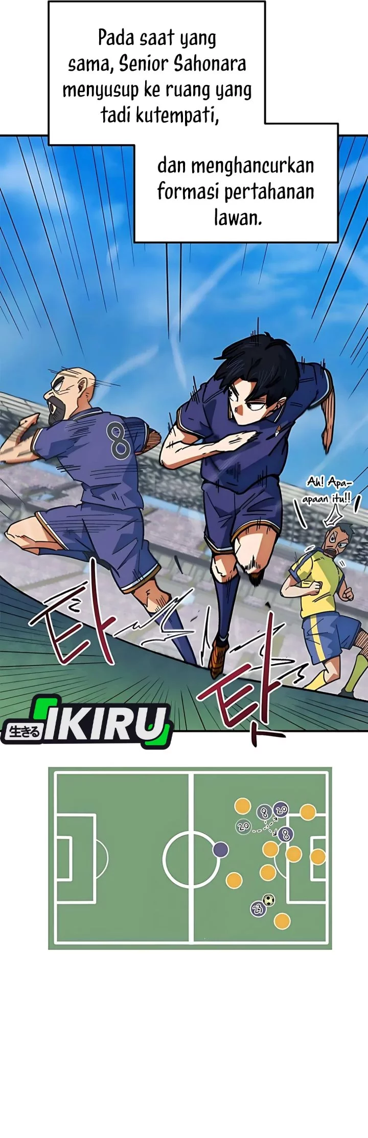 I’m Being Misunderstood as a Soccer Genius Chapter 48 - halaman 55
