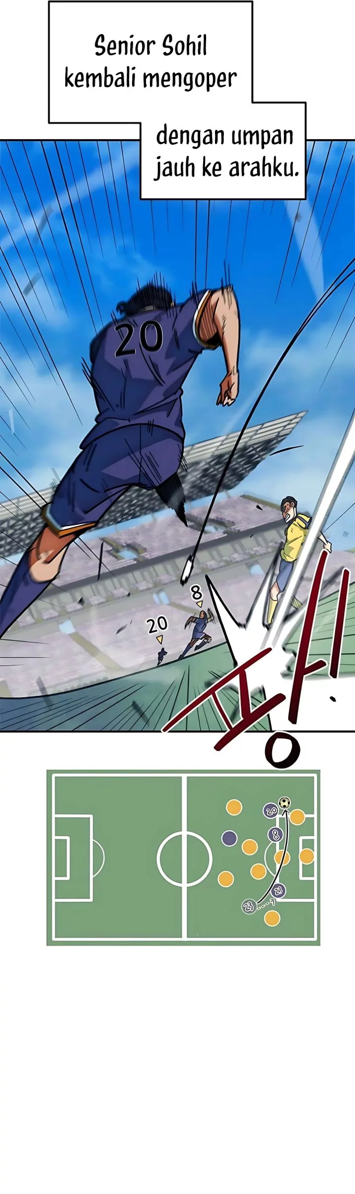 I’m Being Misunderstood as a Soccer Genius Chapter 48 - halaman 56