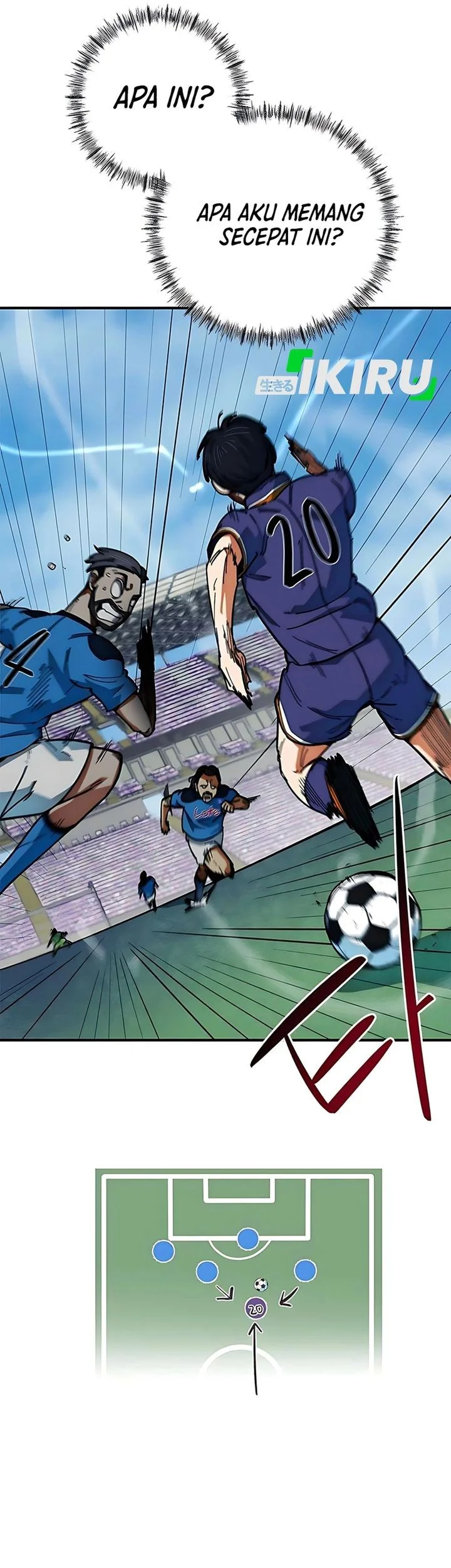 I’m Being Misunderstood as a Soccer Genius Chapter 58 - halaman 74