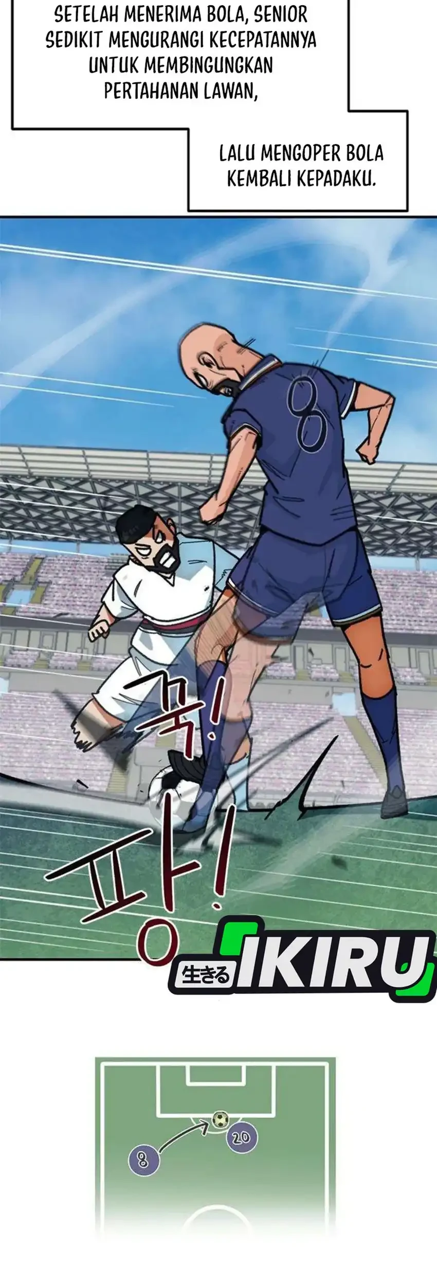 I’m Being Misunderstood as a Soccer Genius Chapter 65 - halaman 33