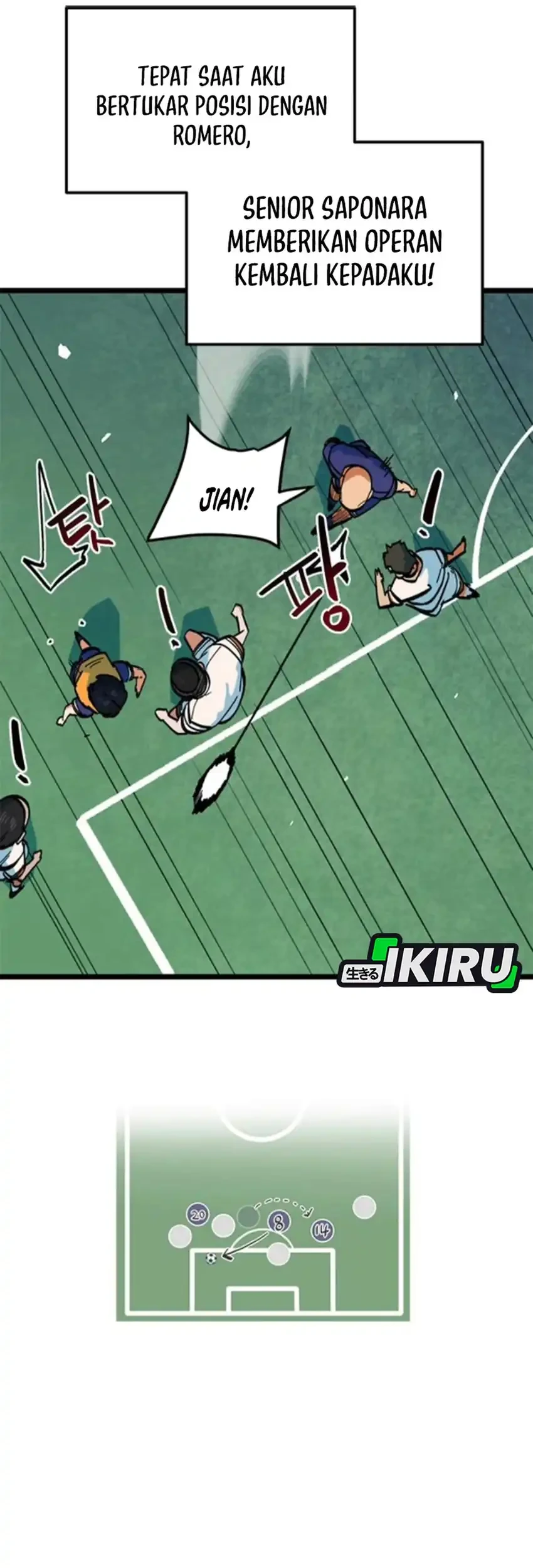 I’m Being Misunderstood as a Soccer Genius Chapter 74 - halaman 55