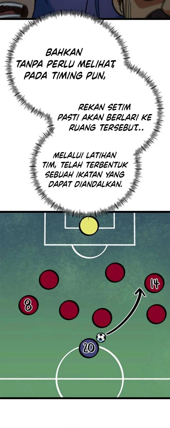 I’m Being Misunderstood as a Soccer Genius Chapter 87 - halaman 55