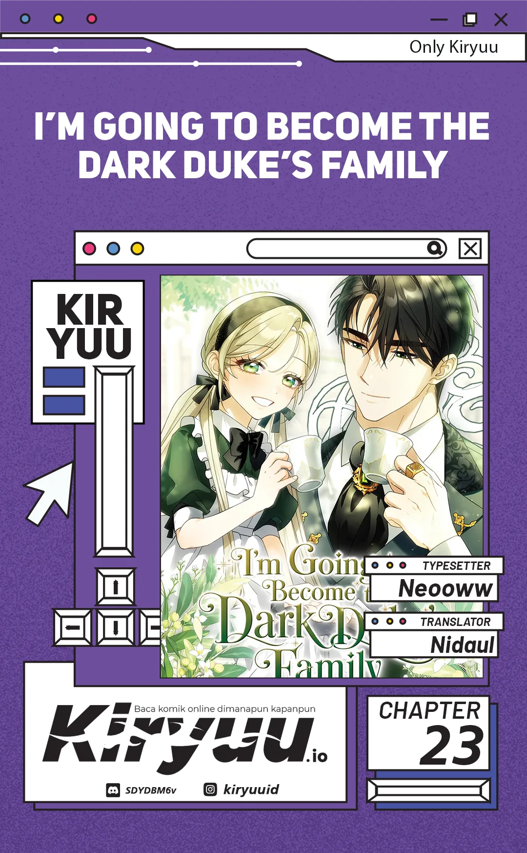 I’m Going to Become the Dark Duke’s Family Chapter 23 - halaman 1