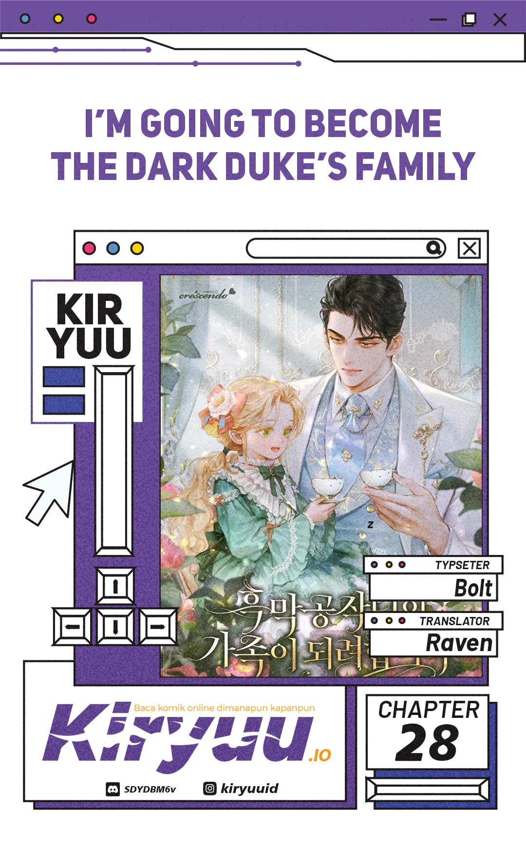 I’m Going to Become the Dark Duke’s Family Chapter 28 - halaman 1