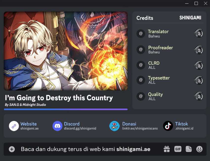 I’m Going To Destroy This Country Chapter 24 - halaman 1