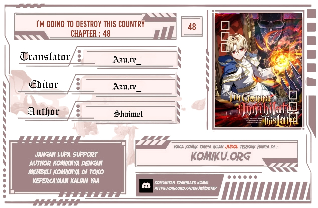 I’m Going To Destroy This Country Chapter 48 - halaman 1