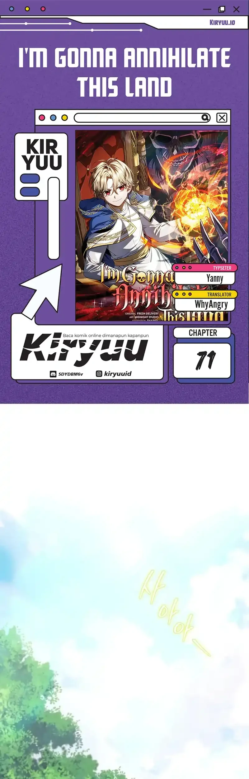 I’m Going To Destroy This Country Chapter 71 - halaman 1