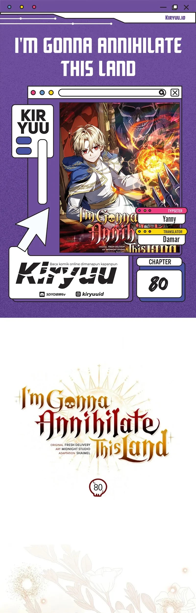 I’m Going To Destroy This Country Chapter 80 - halaman 1