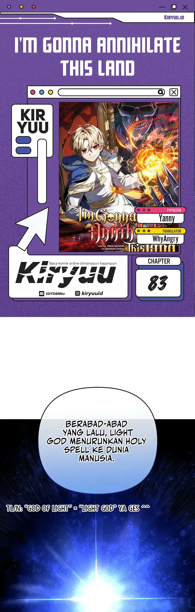 I’m Going To Destroy This Country Chapter 83 - halaman 1