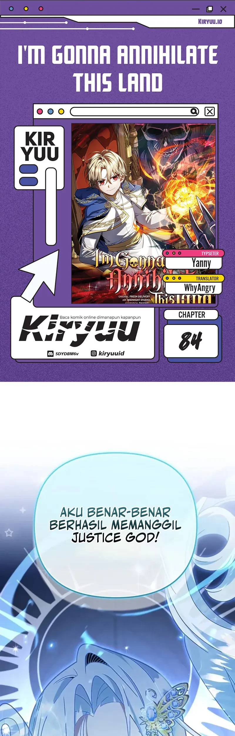 I’m Going To Destroy This Country Chapter 84 - halaman 1