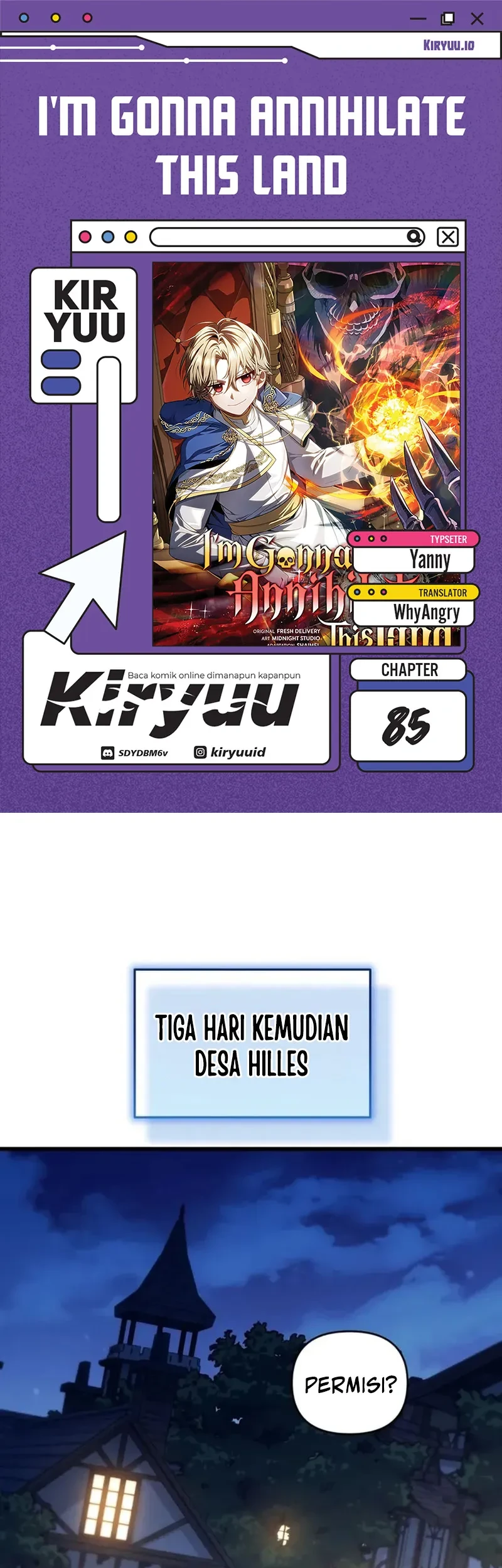I’m Going To Destroy This Country Chapter 85 - halaman 1