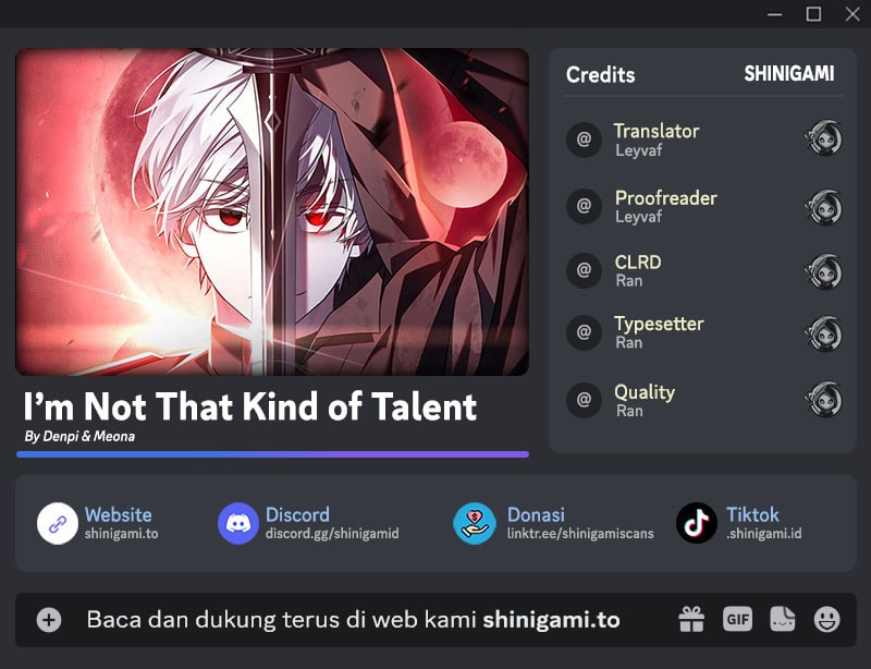 I'm Not That Kind of Talent Chapter 92 - halaman 1